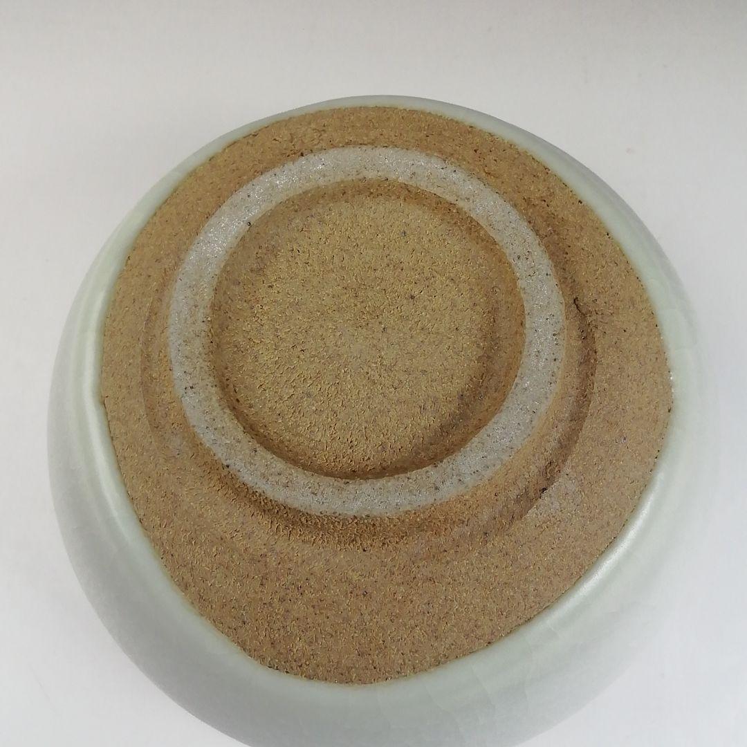 Ｔ４０４　茶碗　『鍋島　マット釉茶碗』『六代　小笠原長春』　共箱　抹茶碗　茶道具