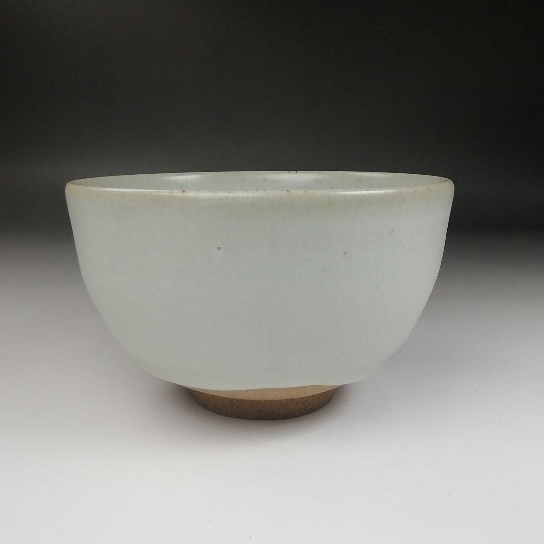 Ｔ４０４　茶碗　『鍋島　マット釉茶碗』『六代　小笠原長春』　共箱　抹茶碗　茶道具