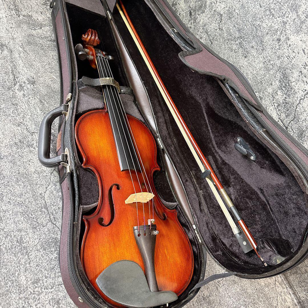 【すぐ弾ける】バイオリン 4/4 フルサイズ 弓・ケース付 初心者向け