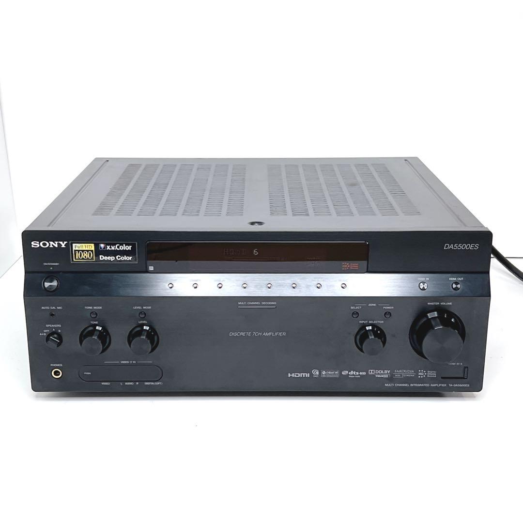 【極美品・動作品】 SONY TA-DA5500ES AVアンプ　リモコン付き