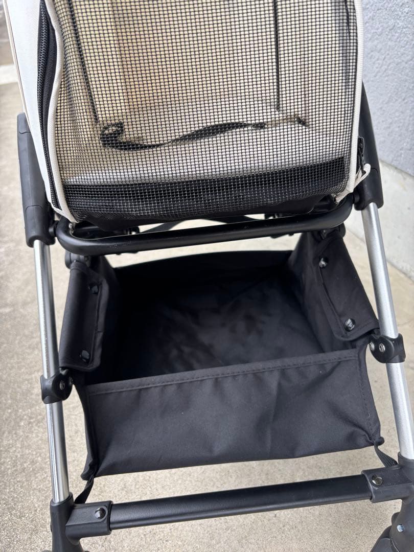 値下げ　送料無料！美品 ペットカート smooca mini《ホワイト》