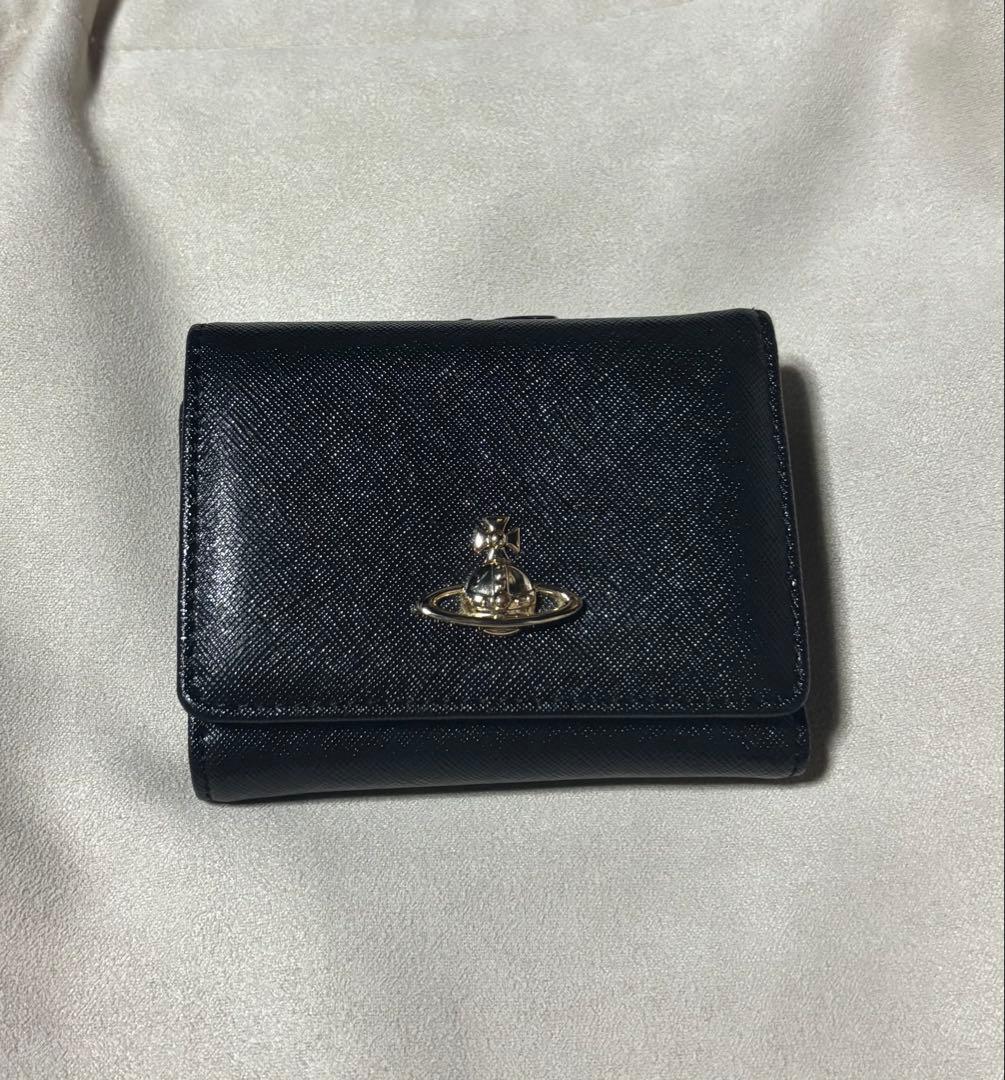 Vivienne Westwood 三つ折り財布　ブラック