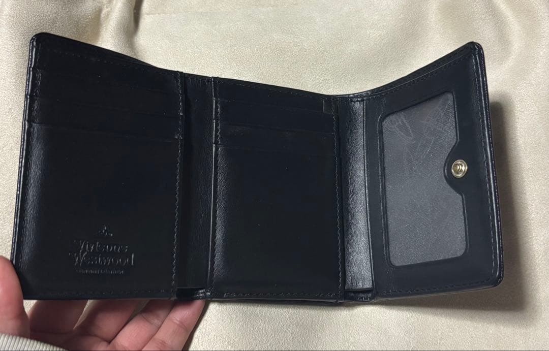 Vivienne Westwood 三つ折り財布　ブラック