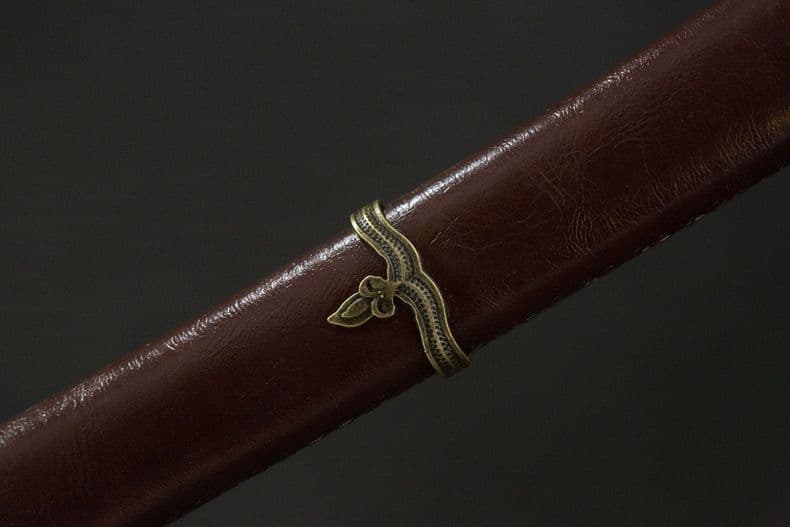 【ブラウン】98式軍刀 武具　刀装具　日本刀 模造刀 居合刀 武蔵 指揮 鋼刀