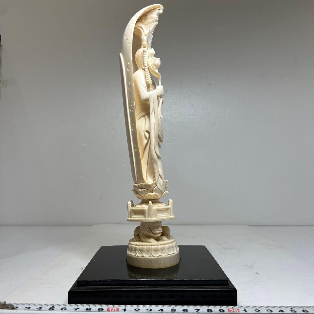 古龍在銘　聖観音像　631g トエトサ　東な7-1221☆2F