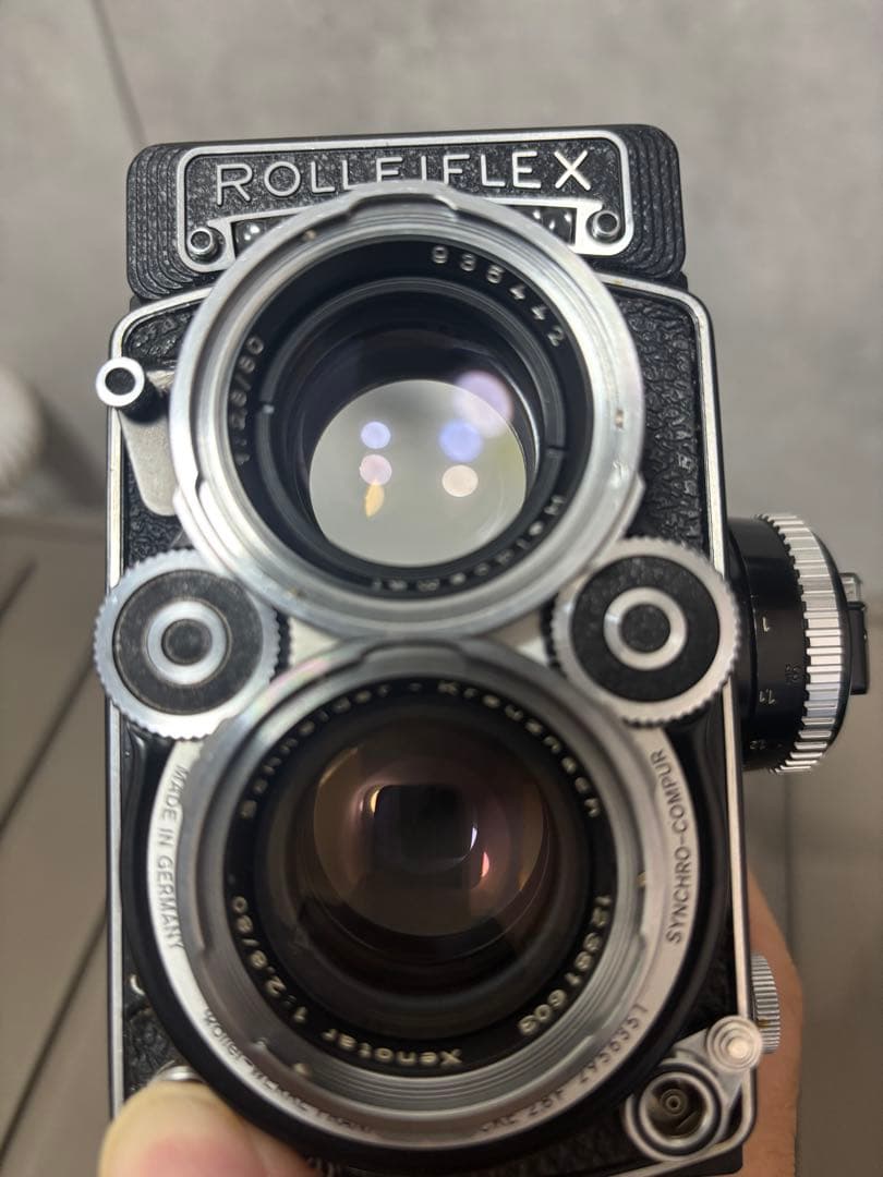 Rolleiflex 2.8F White Face Xenotar 二眼レフ