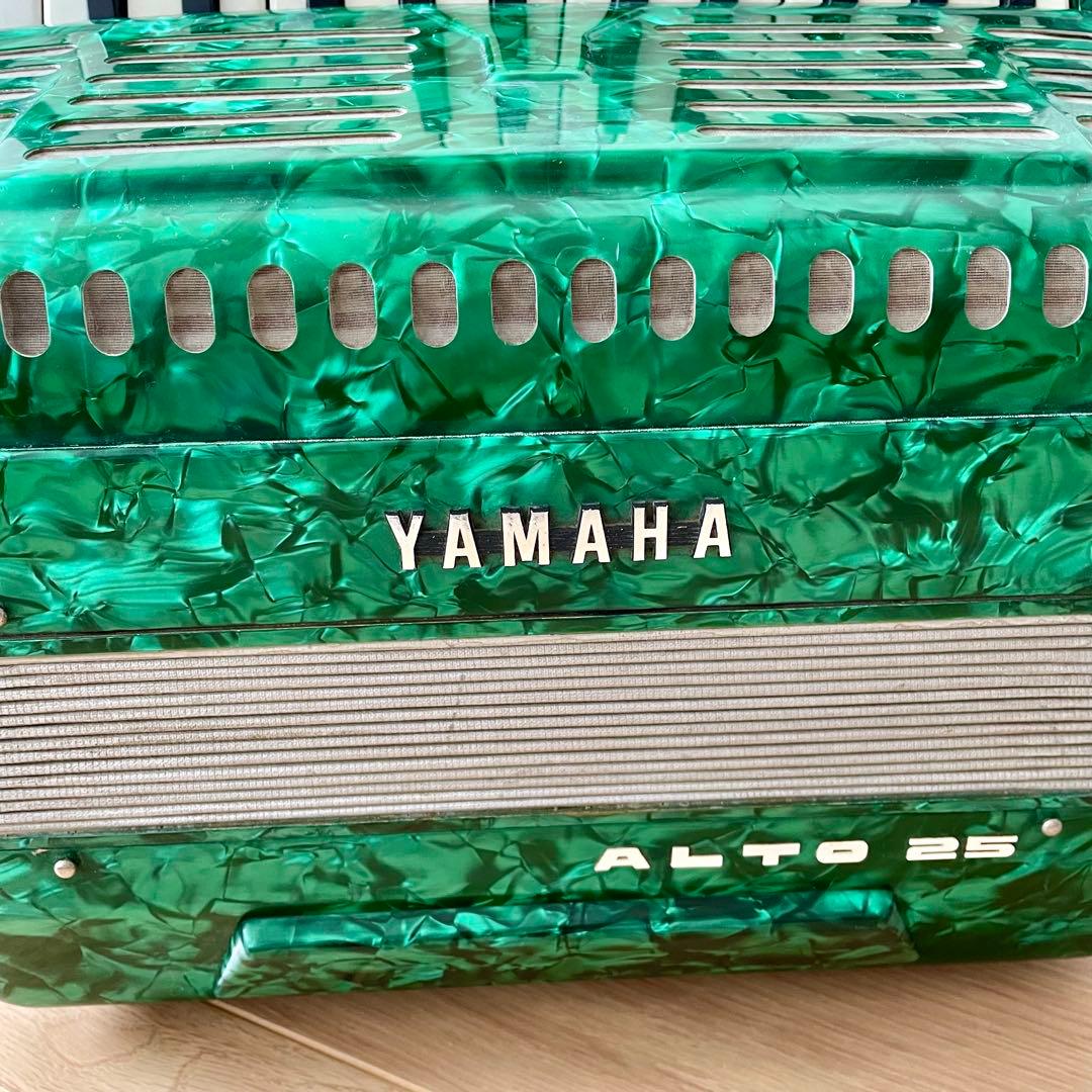 【希少・廃盤】YAMAHA ヤマハ アコーディオン ALTO 25 グリーン