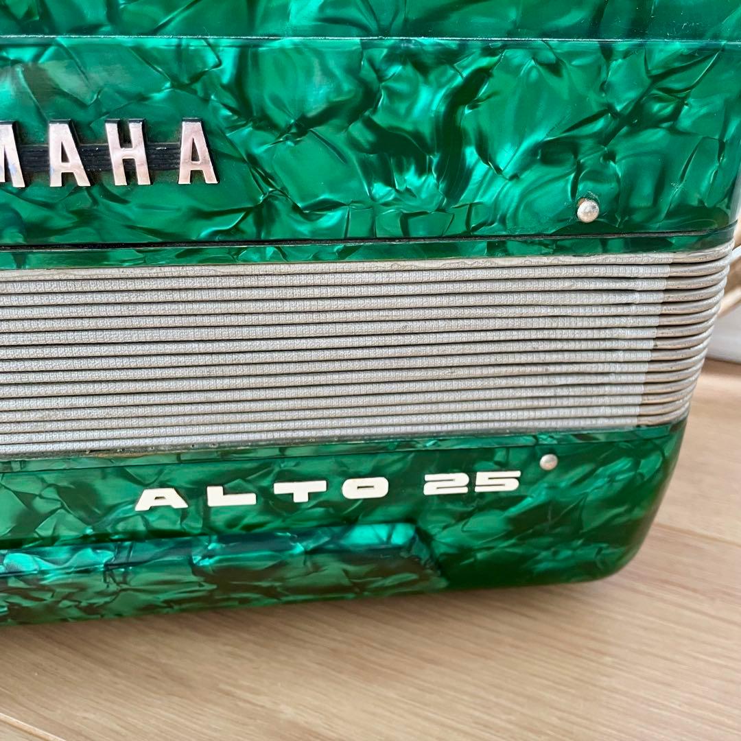 【希少・廃盤】YAMAHA ヤマハ アコーディオン ALTO 25 グリーン