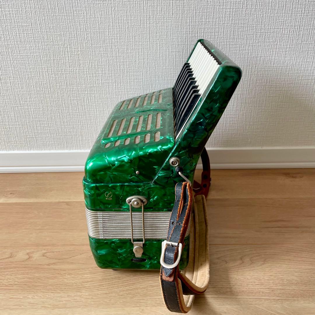 【希少・廃盤】YAMAHA ヤマハ アコーディオン ALTO 25 グリーン