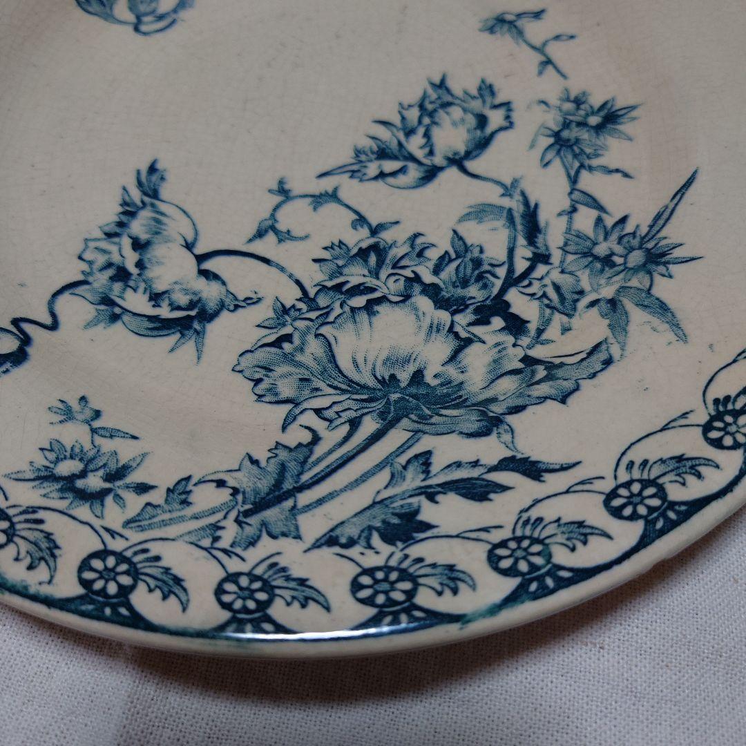 フランスアンティークGIENプレート