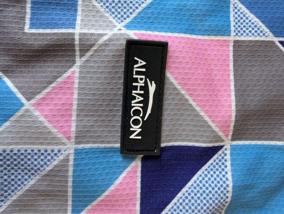 ALPHAICON 幾何学模様 メッシュ犬服 1XL サマークーリングタンク