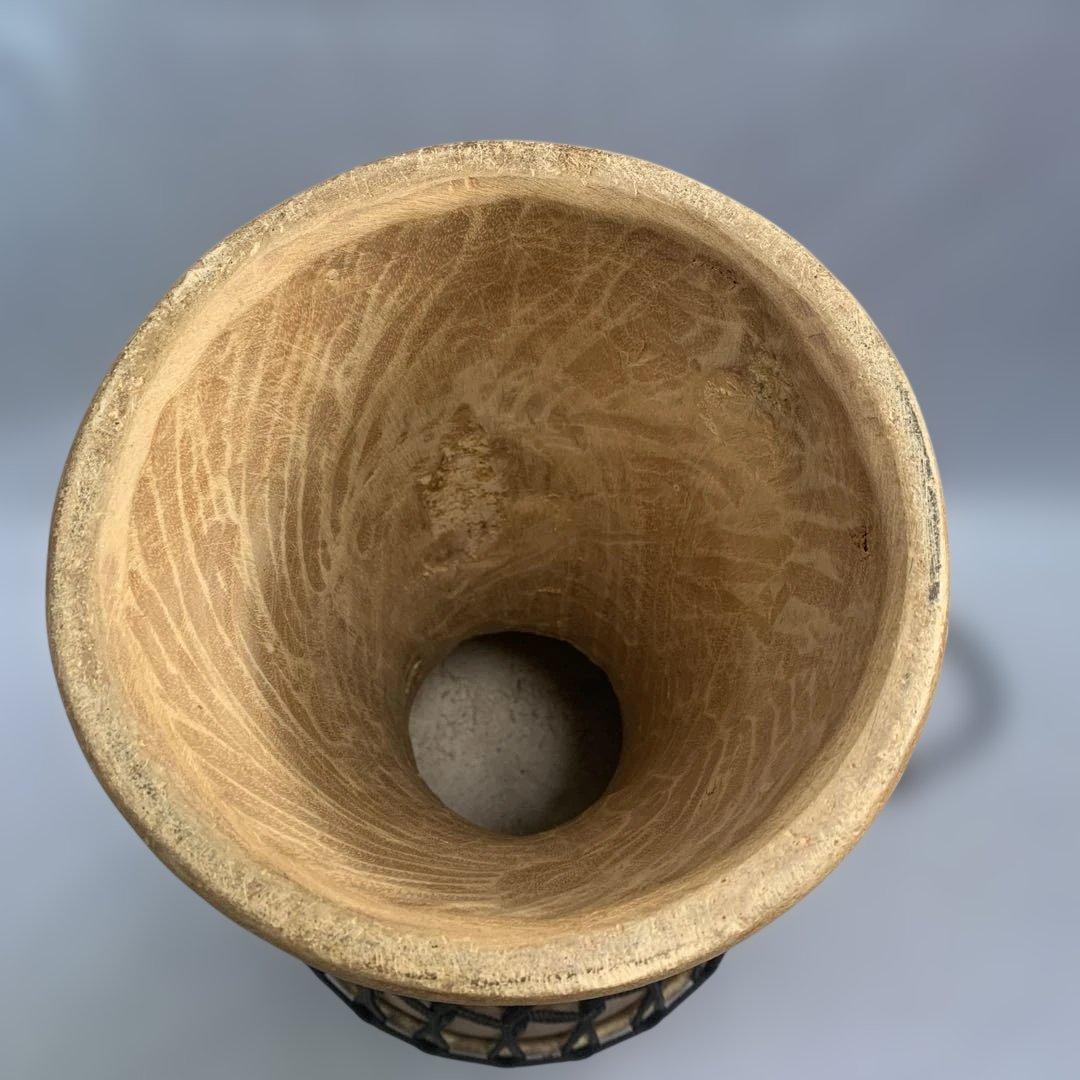 ジャンベ　木製民族打楽器