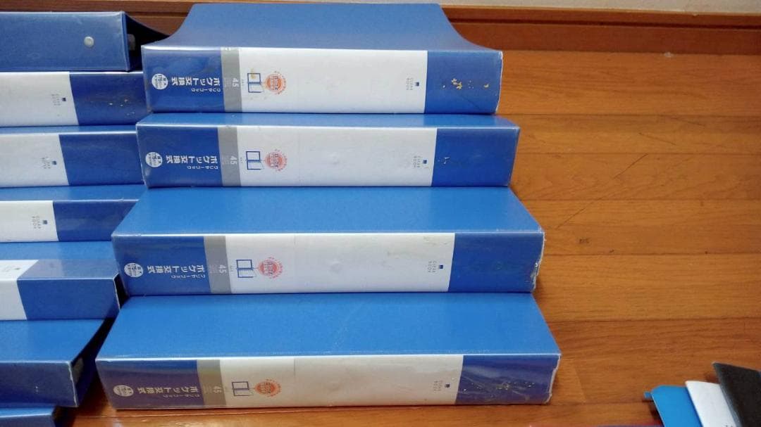 多色リング式ファイルセット