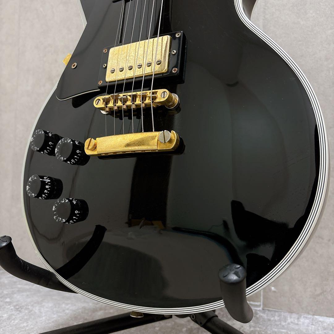 ぼっちざろっく レスポールカスタム 左 レフティ エレキギター 黒金 後藤ひとり