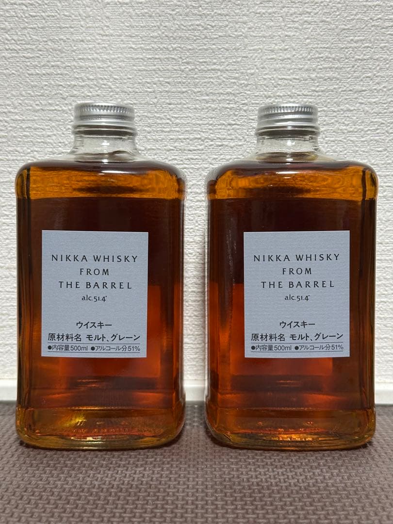 希少 フロムザバレル 500ml 2本 ニッカウイスキー モルト グレーン