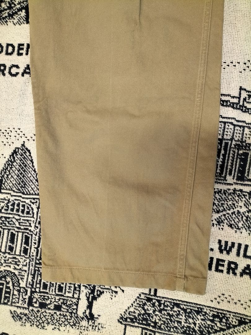 【実物】フランス軍　M52チノパンツ　サイズ３４　後期タイプ