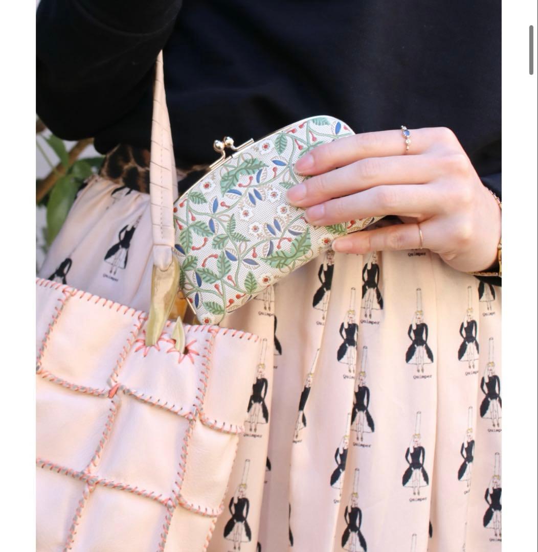 Natalie Lete ナタリーレテ 文庫屋大関 がま口財布 花 フラワー