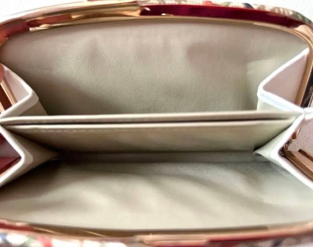 Natalie Lete ナタリーレテ 文庫屋大関 がま口財布 花 フラワー