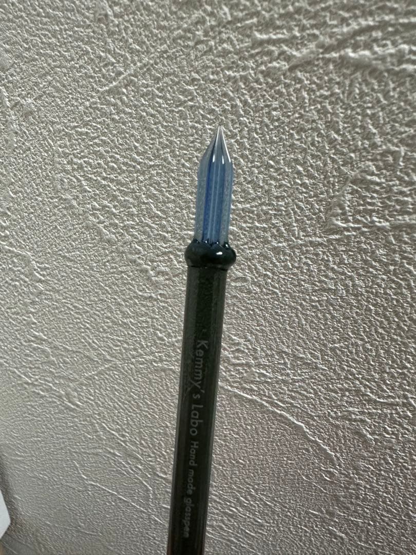 Kemmy’s Labo ガラスペン 細軸　特別色(トノリムインク新品2本付)