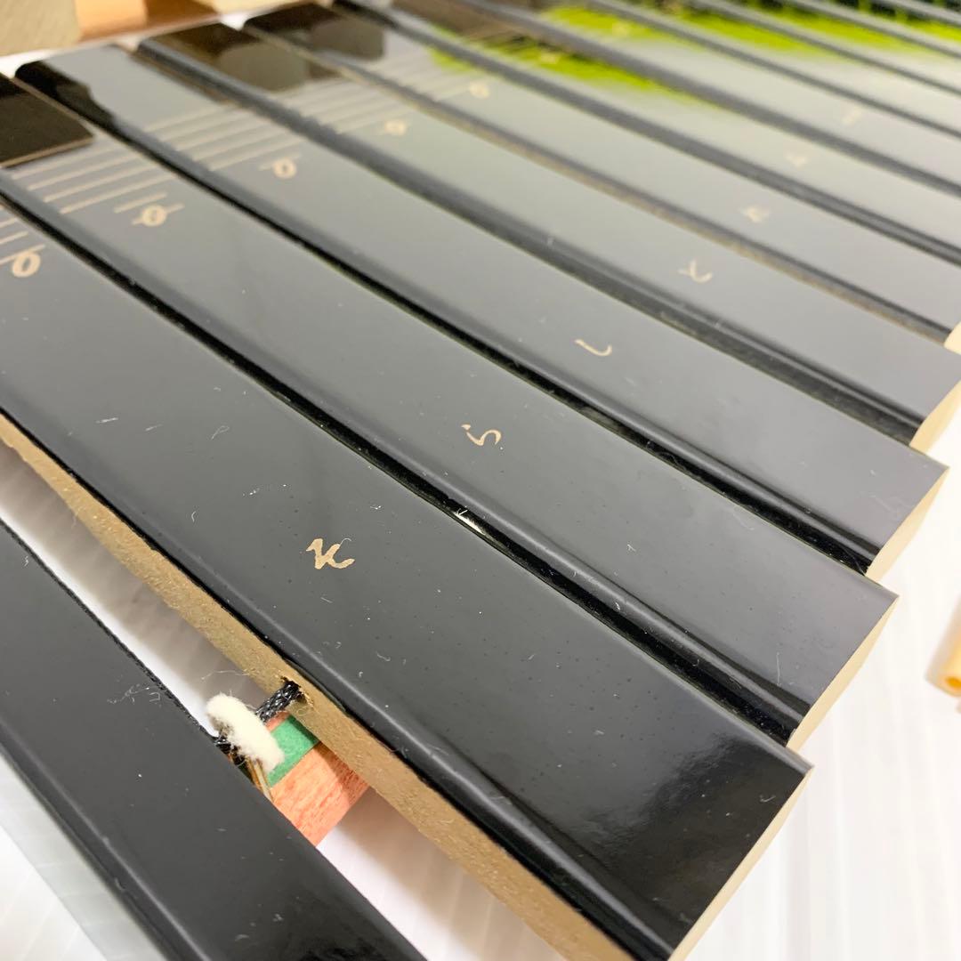 美品 木琴 YAMAHA 打楽器 ヤマハ卓上木琴 NO.185 ソフトケース付き