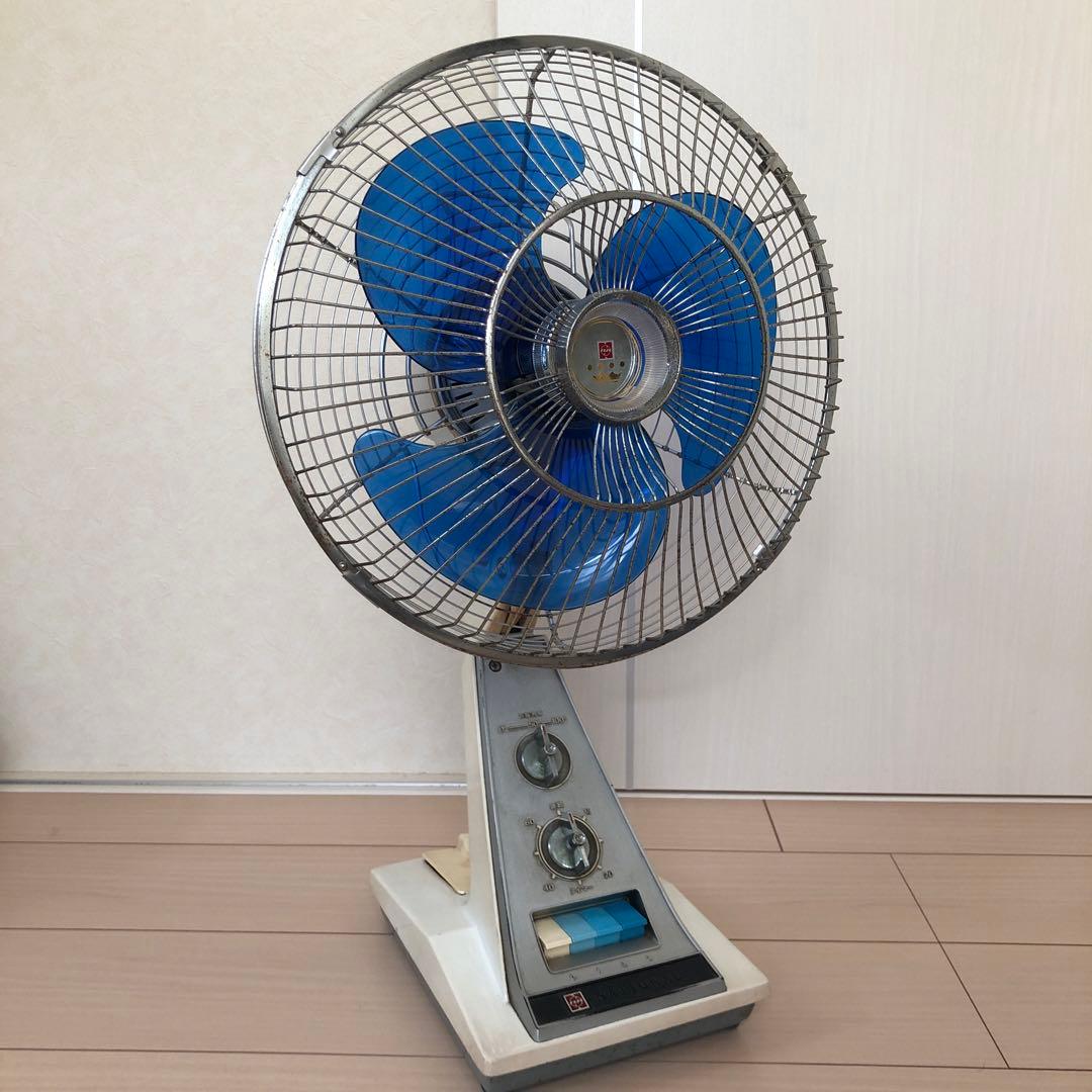 National ナショナル 扇風機 F-30EH 昭和レトロ 三枚羽 希少