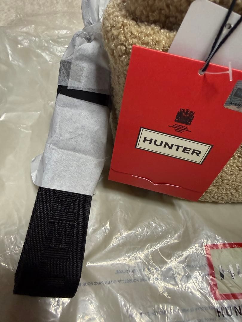 ハンターHUNTER ベージュ ショルダーバッグ☆新品☆