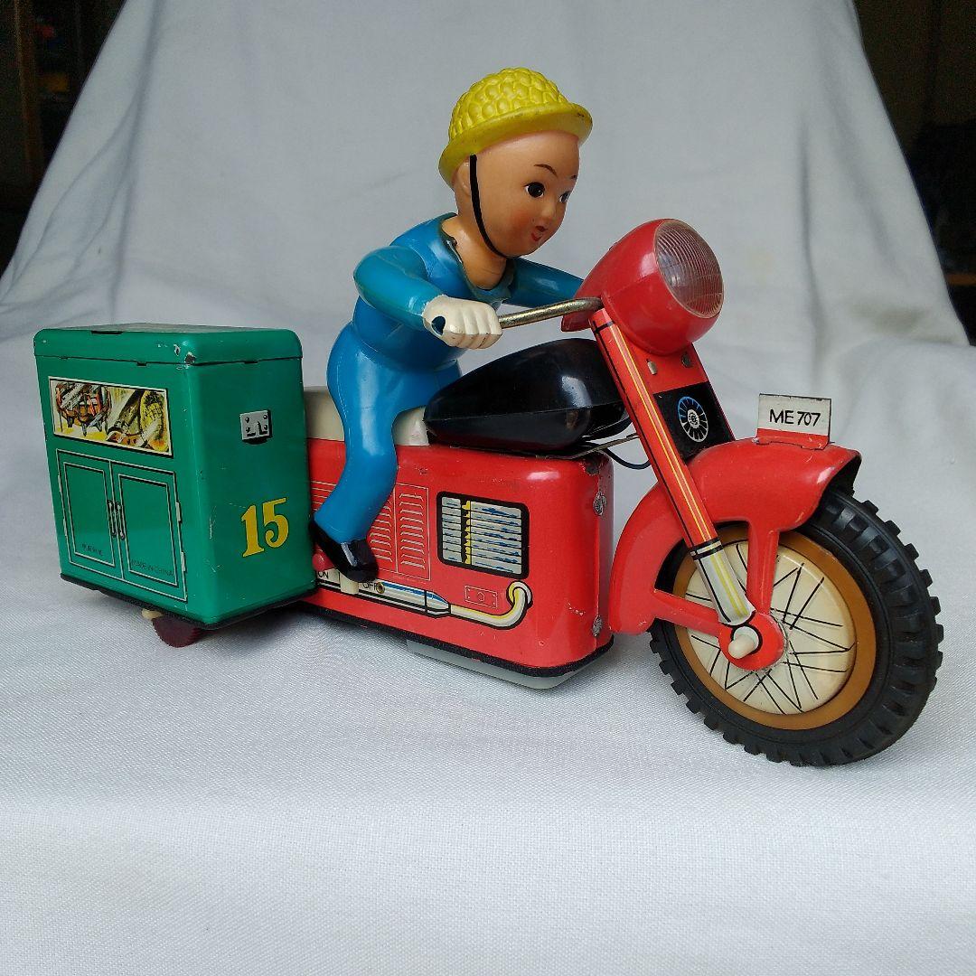 中国製 ビンテージ ブリキ バイク オートバイ レトロ アンティーク
