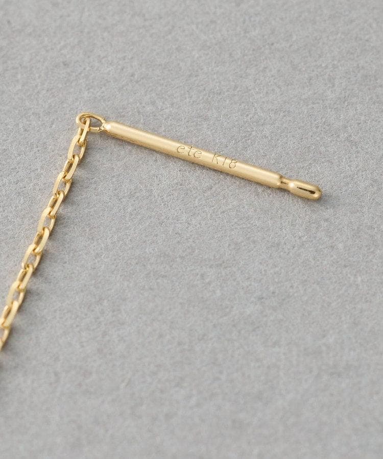 【未開封・ギフト仕様】ete [シャンデリア] K18YG クォーツ ピアス