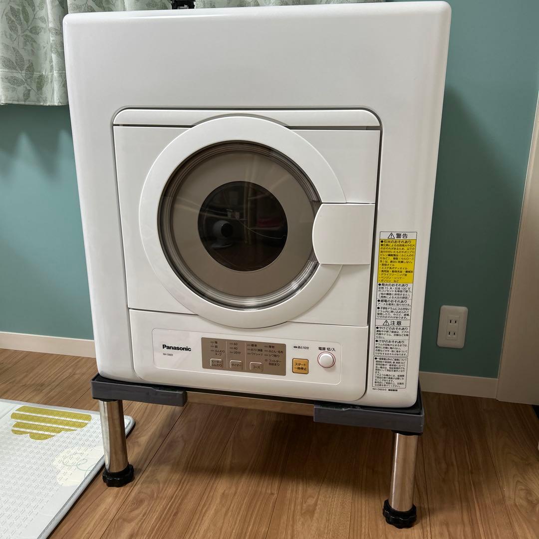 Panasonic 衣類乾燥機　NH-D603 2024年製　スタンド付