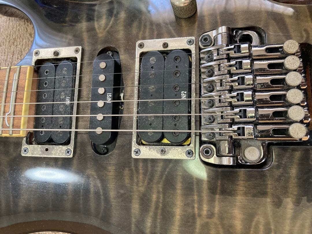 Ibanez S570DXQM エレキギター　ソフトケース付き