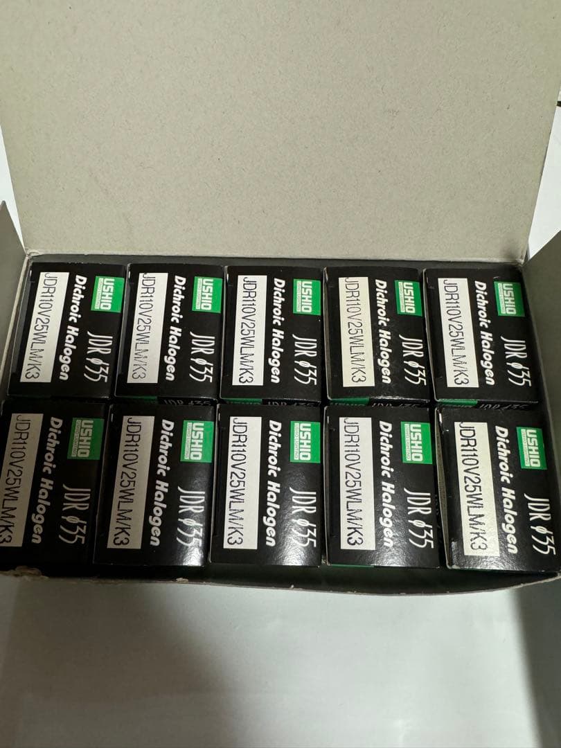 ウシオ ハロゲン　JDRφ35 中角 E11 JDR110V25WLM K3