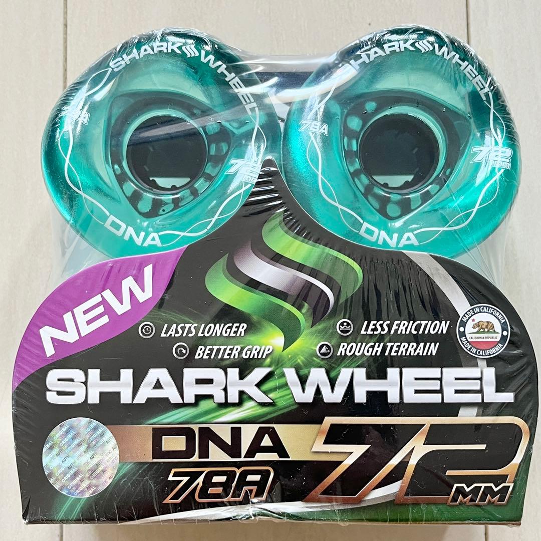 22☆新品 未開封☆ シャークウィール 72mm 78a クリア グリーン