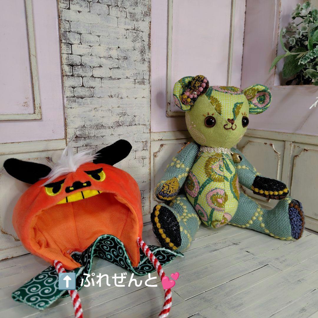 ミナペルホネン＊ハンドメイド＊ぬいぐるみ＊テディベア＊76