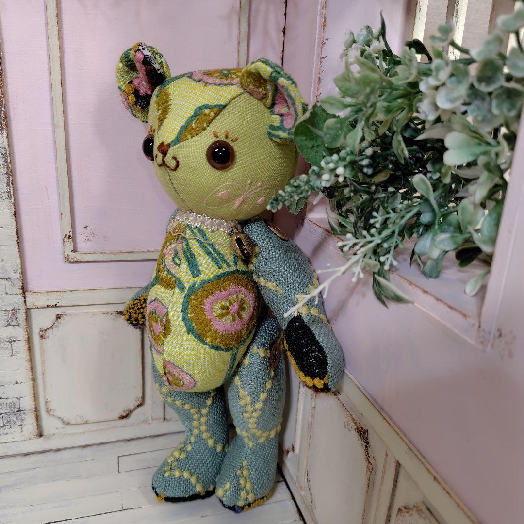 ミナペルホネン＊ハンドメイド＊ぬいぐるみ＊テディベア＊76