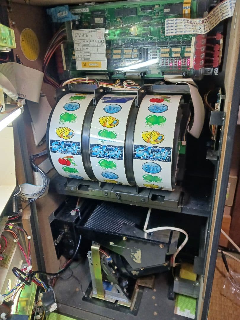 スプラッシュセブン30 パイオニア パチスロ実機 スロット 4号機