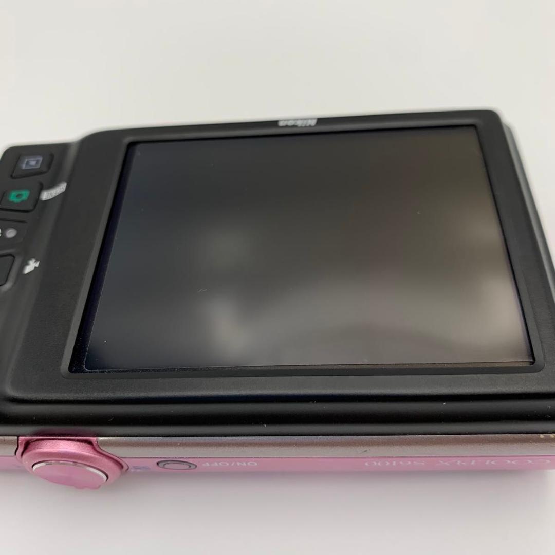 外観美品 訳あり　Nikon COOLPIX S6100 ピンク デジカメ