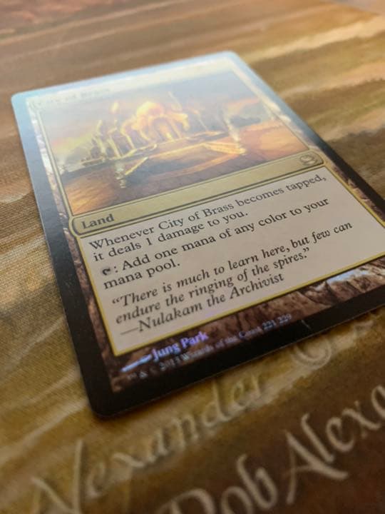 MTG 真鍮の都 MMA 英　foil