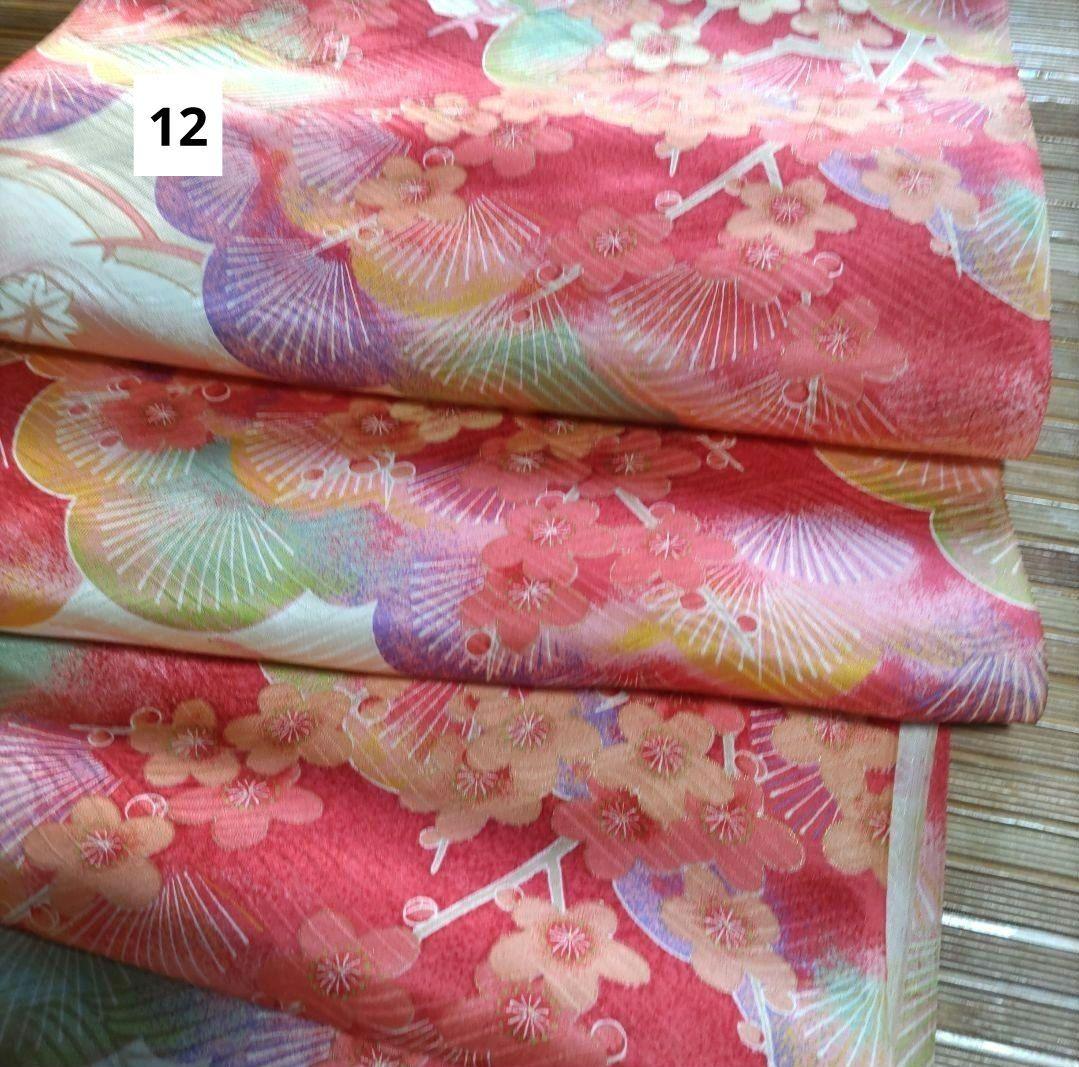 犬服　振り袖　着物　生地　確認　ハンドメイド