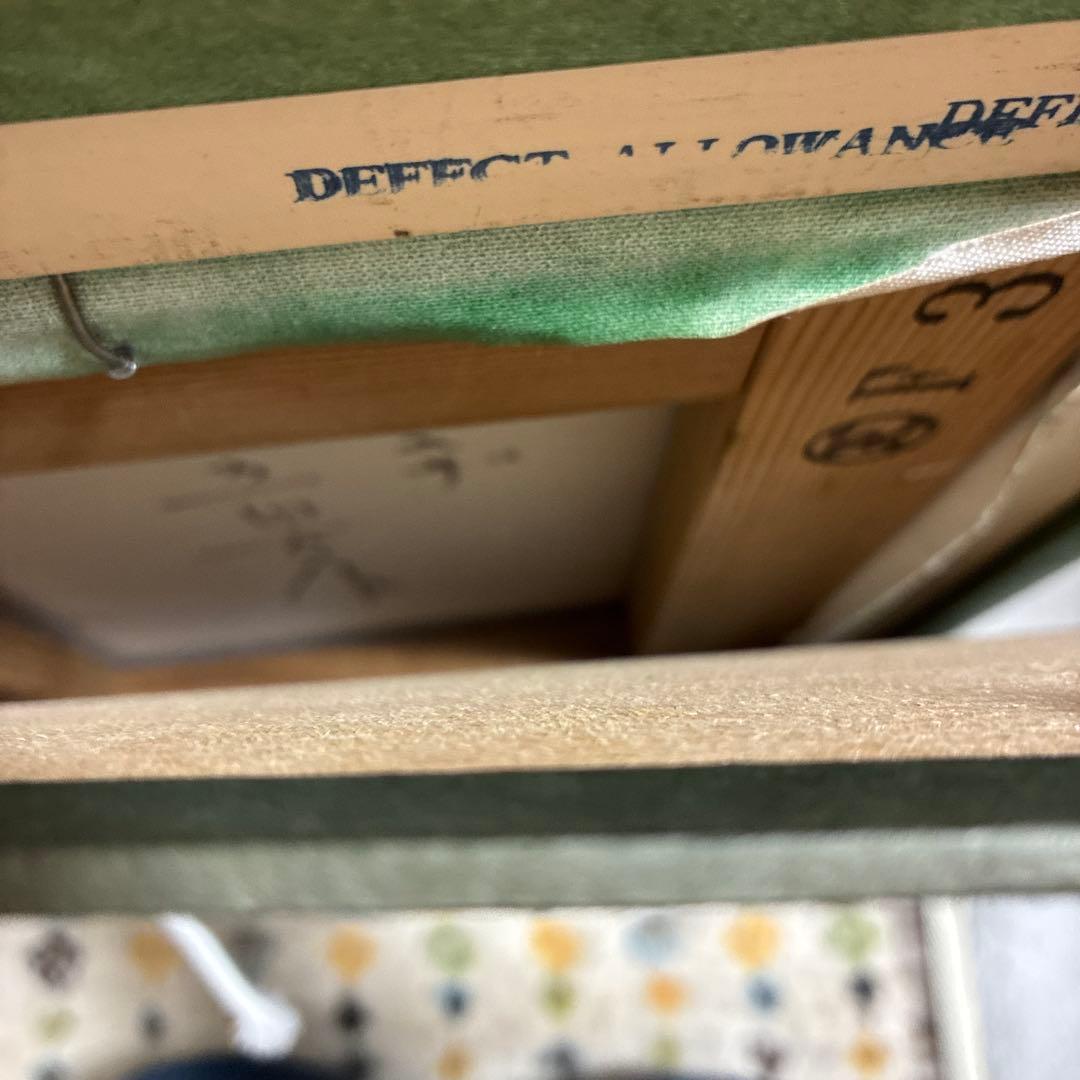 立川広己　F3号キャンバス画　肉筆　油彩　絵画　ミモザ　美術品