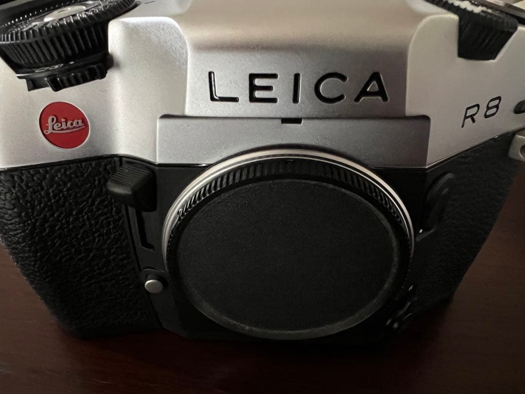 美品　ライカR8シルバー　プラスチックケース付