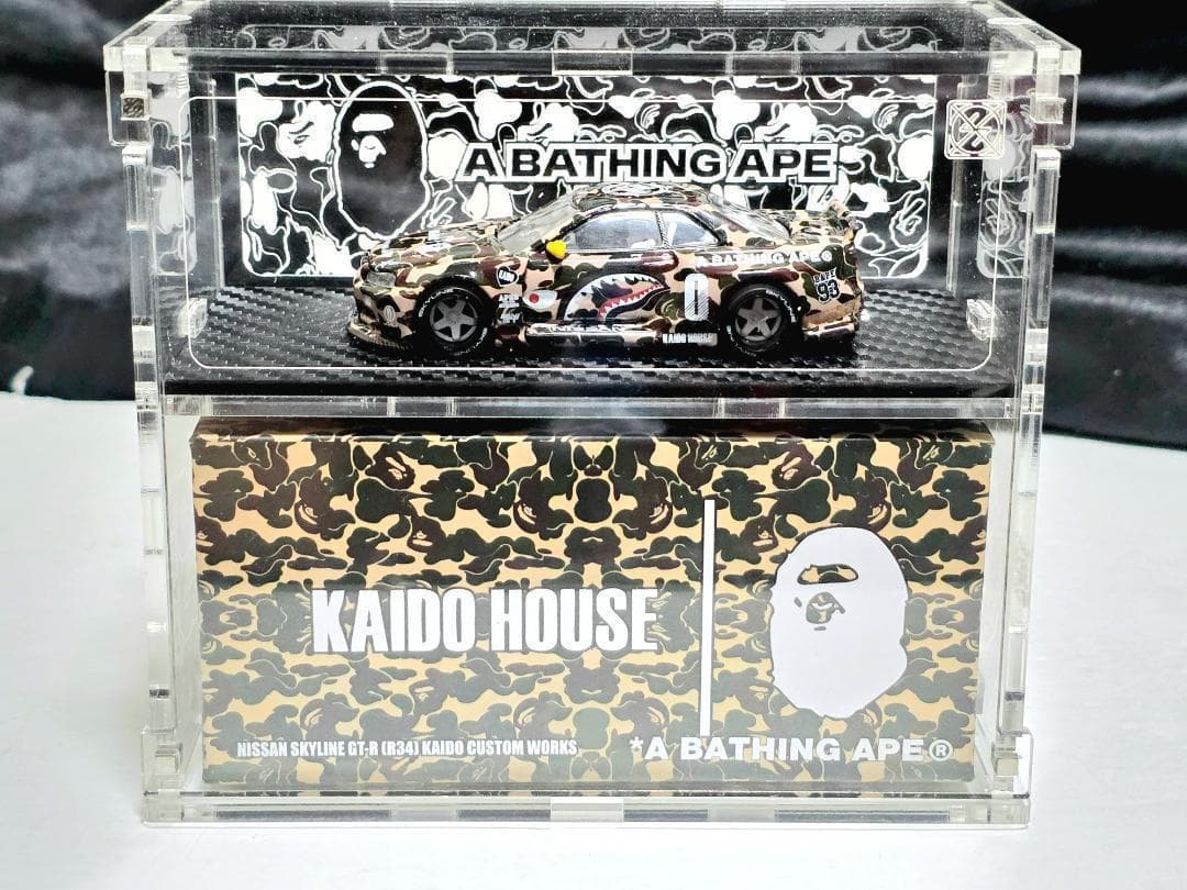 MINIGTKAIDO★HOUSE GT-R R34 BAPE 1セット