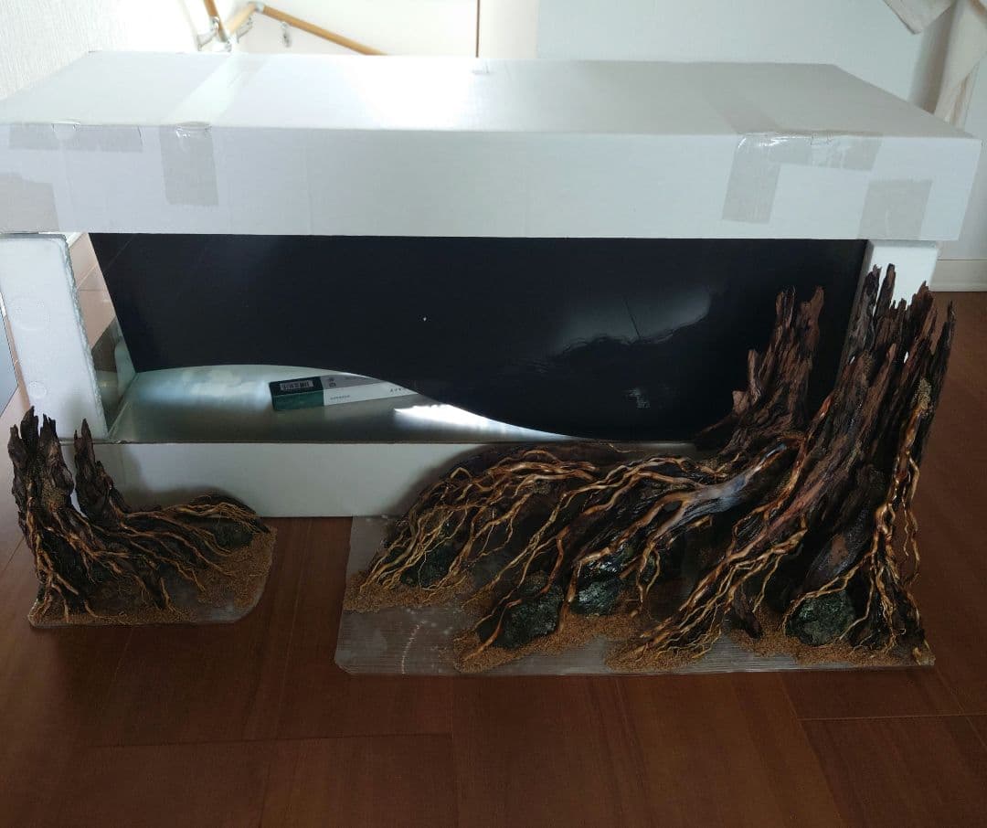 アクアシステム　クリスティプレーン90s　流木レイアウトセット　おまけ付き