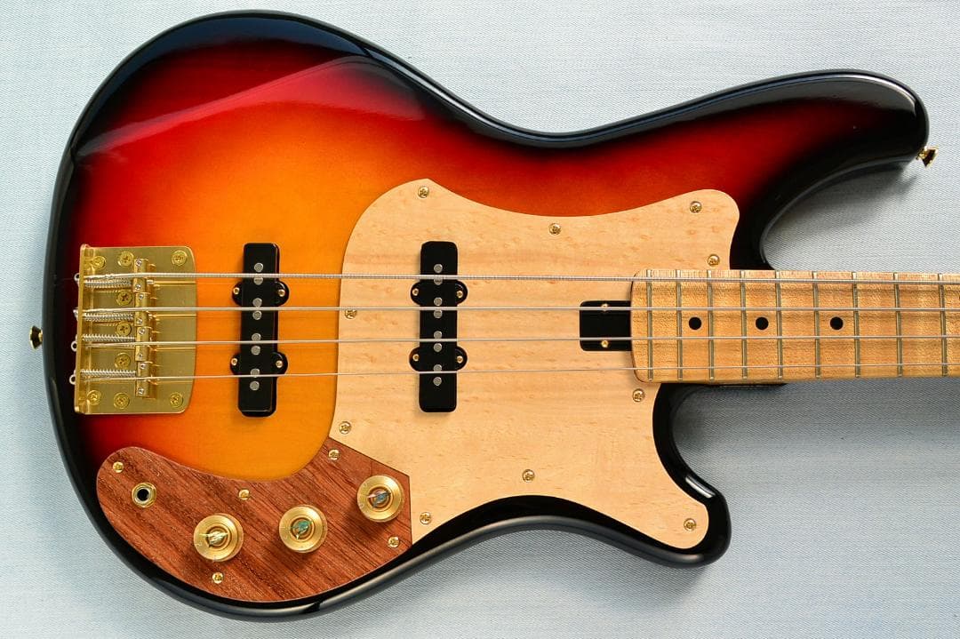 YAMAHA SB-600 特製パーツ多数 ブラスブリッジ＆ジョイントプレート等