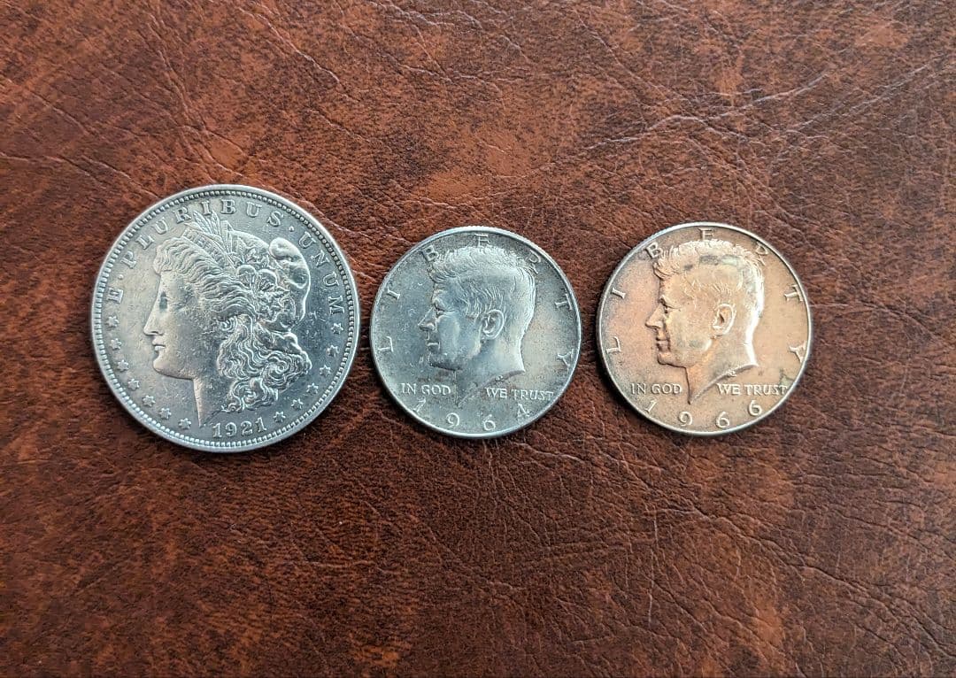 m*o様 アメリカ・モルガンダラー・ケネディハーフダラー