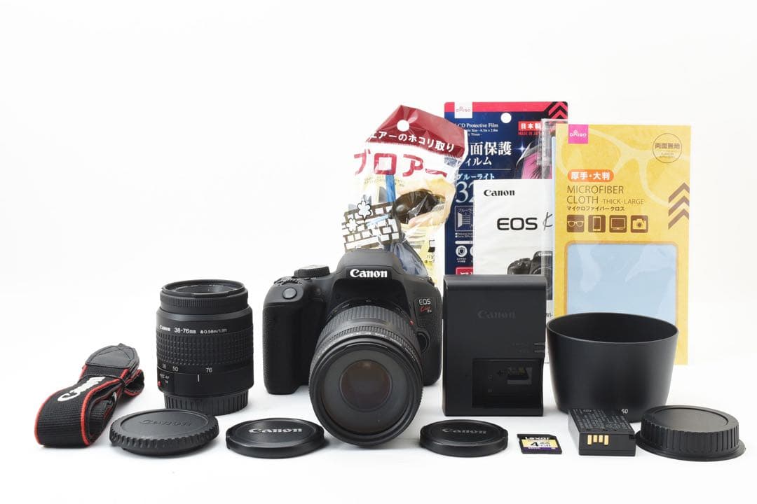 デジタル一眼レフカメラ/canon kiss x9i標準&望遠ダブルレンズセット