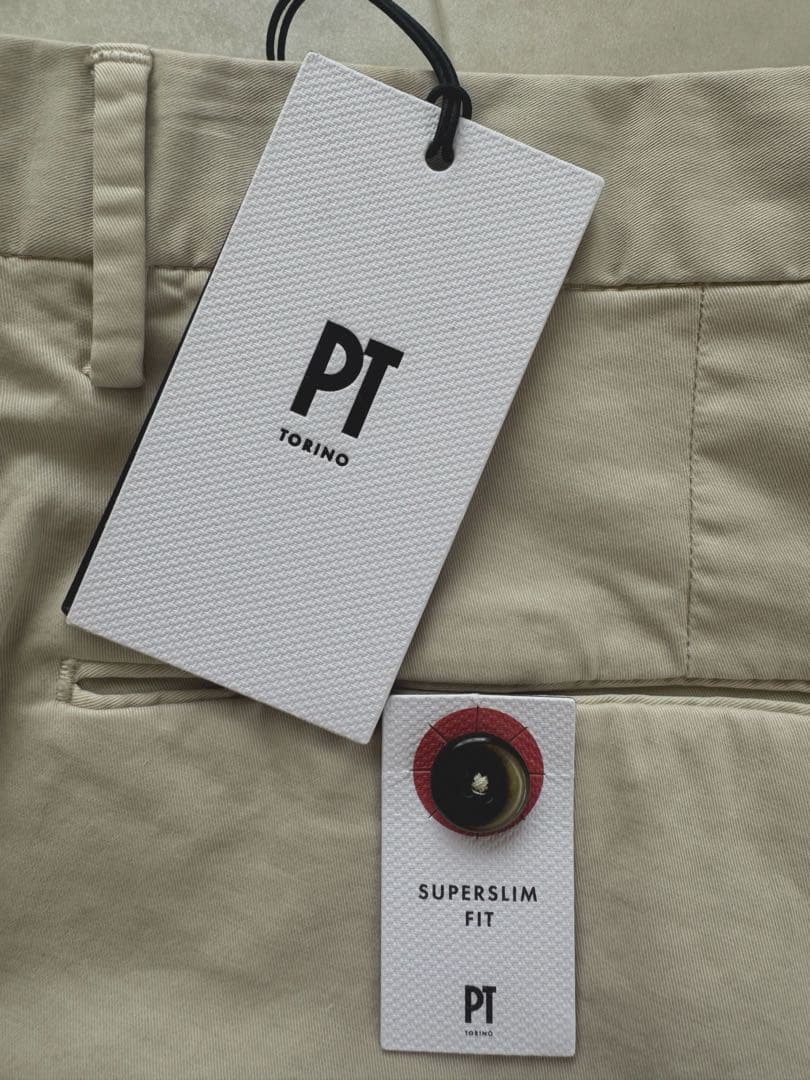 【新品未使用】PT TORINO コットンスラックス