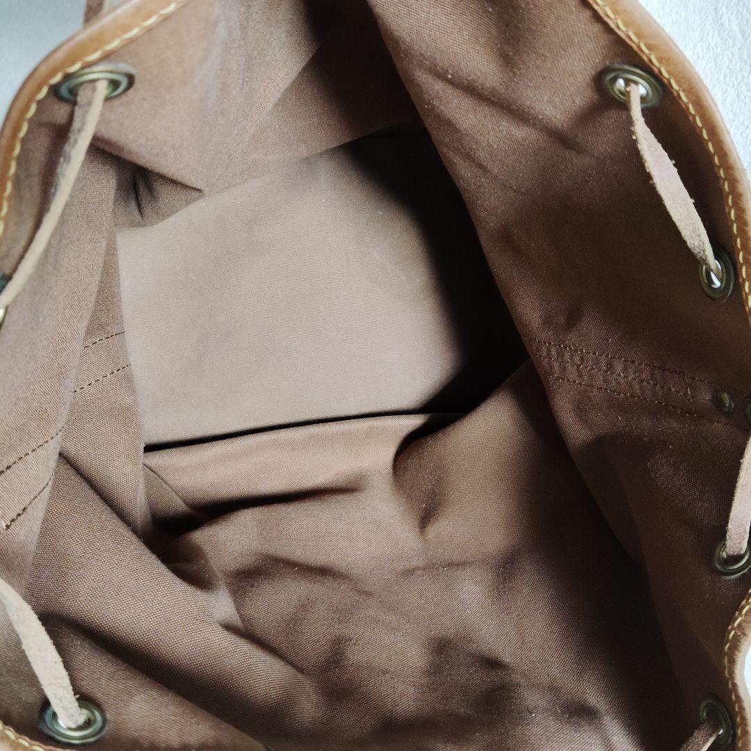 ルイヴィトン　ノエ　ショルダーバッグ　モノグラム　巾着型　M42224　ブラウン