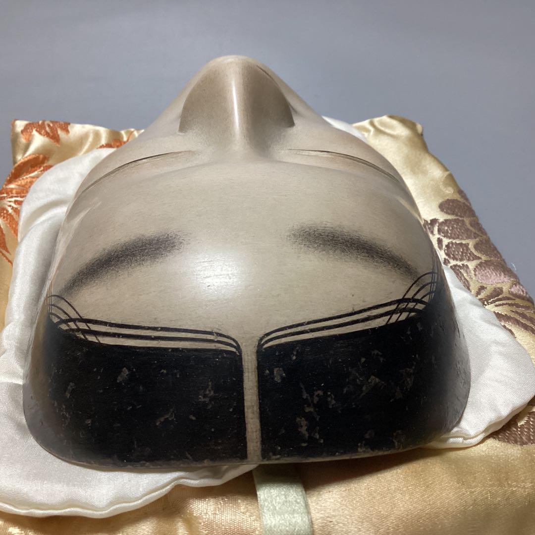 委託品　能面　能面師『堀安右衛門』作　増女　共箱　売り切り