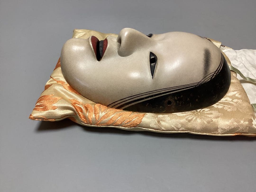 委託品　能面　能面師『堀安右衛門』作　増女　共箱　売り切り