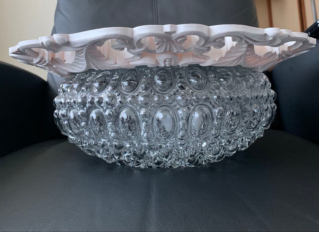 昭和レトロ　松下電工　ナショナル　白熱灯照明器具 天井照明　ガラス　ジャンク